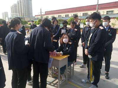 石家莊鐵路職業(yè)技工學(xué)校2021春學(xué)生會納新現(xiàn)場 學(xué)子風采 第3張